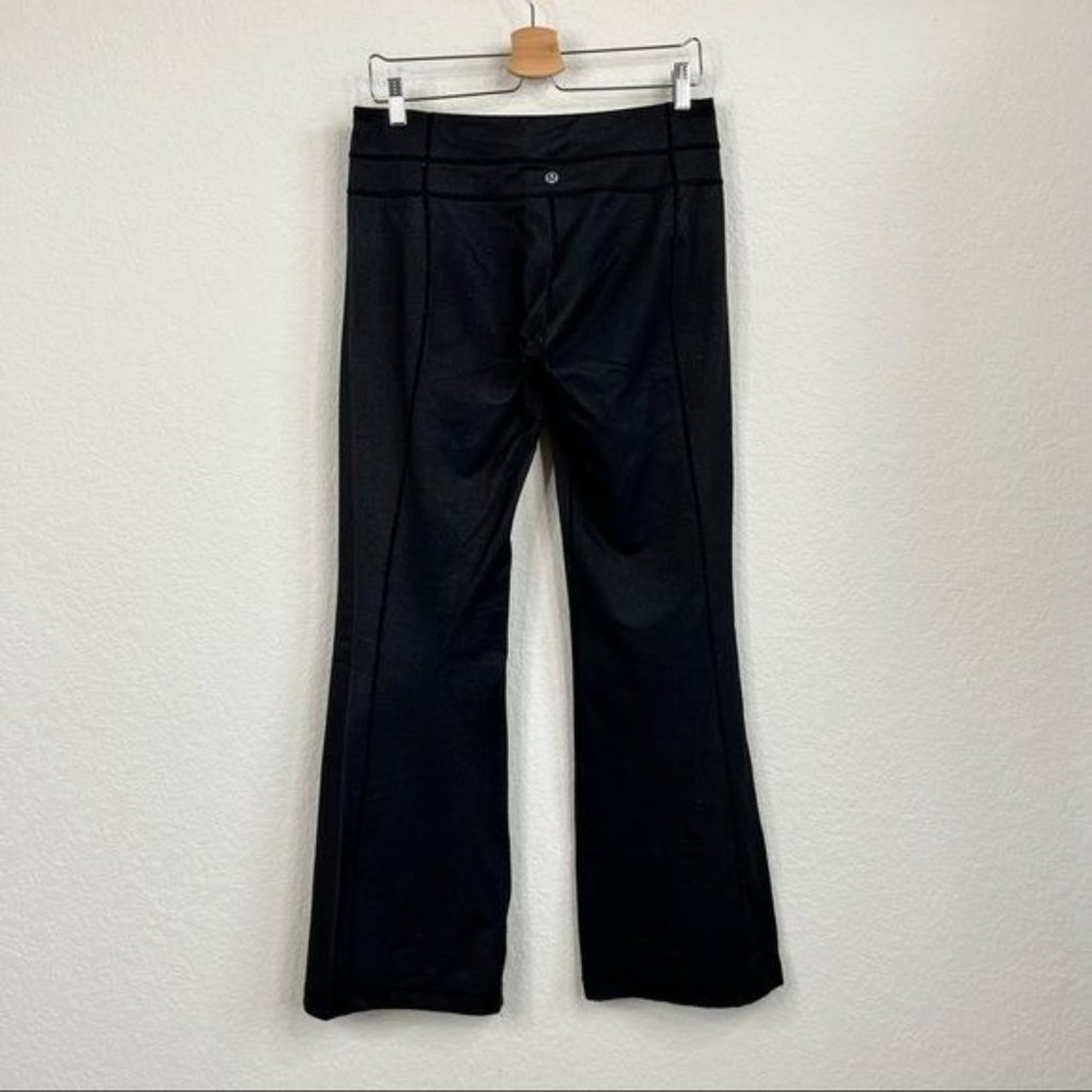 Lululemon Flare Textured Gray Yago Athleisure Pants - Picture 3 of 7